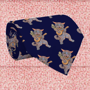 Banjo Palling Cat Stropdas