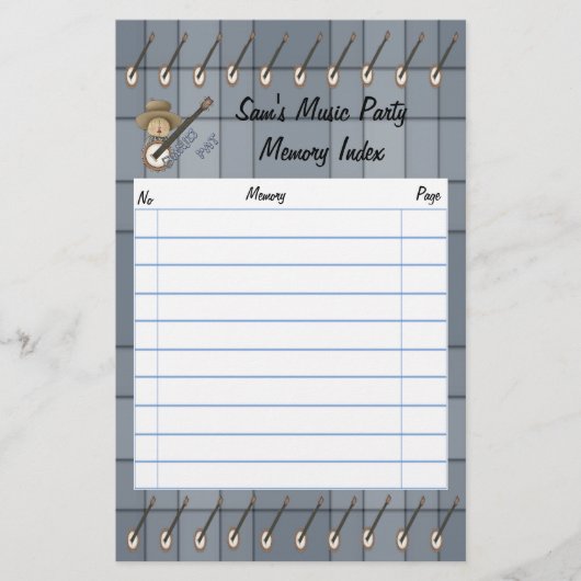 Banjo Pat Briefpapier (Voorkant)