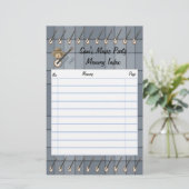 Banjo Pat Briefpapier (Staand voorkant)