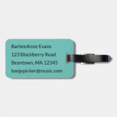 Banjo Personalize Bagagelabel (Achterkant horizontaal)