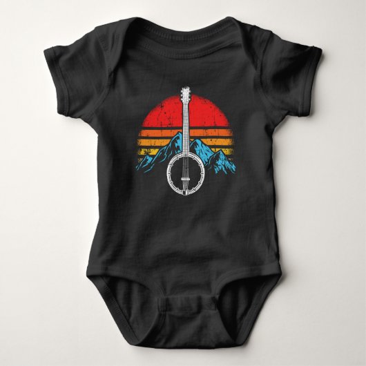  Banjo Player Bluegrass Musician Romper (Voorkant)