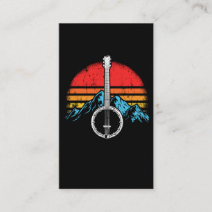  Banjo Player Bluegrass Musician Visitekaartje