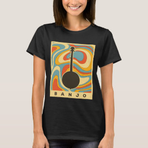 banjo Player Music Retro 1 T-shirt