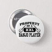 Banjo Player Ronde Button 5,7 Cm (Voorkant /achterkant)
