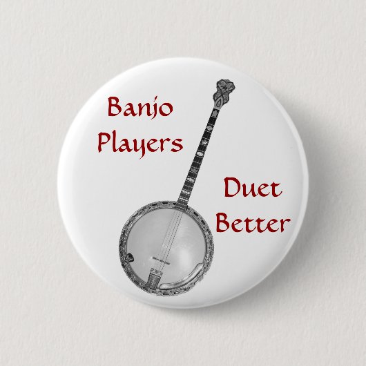 Banjo Players Duet Better Button (Voorkant)