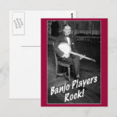 Banjo Players Rock carte postale (Devant / Derrière)