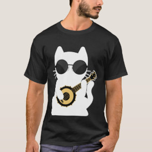 Banjo Speler Kat Banjo Banjoist Banjo T-shirt