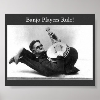 Banjo-spelersregel! Poster
