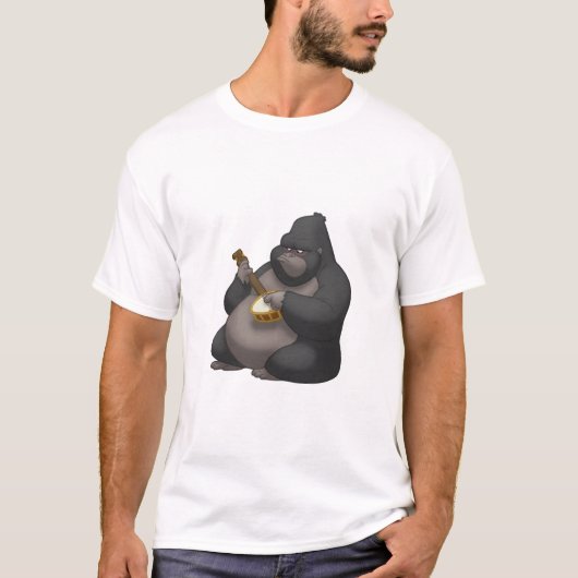 Banjo-Strummin' Gorilla Shirt (Voorkant)