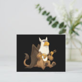 Banjo Strummin' Griffin Briefkaarten (Staand voorkant)