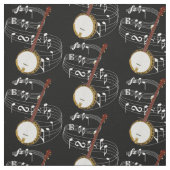 Banjo - tissu foncé (Échantillon)