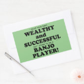 Banjo Wealthy & Success Sticker rectangulaire (Enveloppe)