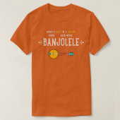 Banjolele Banjo Ukulele Funny Print T-shirt (Design voorkant)
