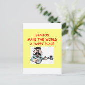 banjos briefkaart (Staand voorkant)