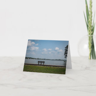 Bank aan het Meer Bedankkaart
