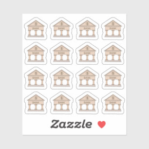 Bank Money Saving Tracker Finance Bujo Planner Sticker