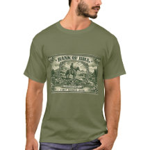 “Bank of Bill” Vintage Western Geld Grafische T-sh