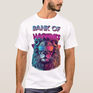 BANK OF HAPPINES T-shirt homme de base LION TSHI