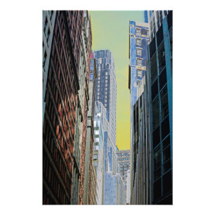 Bank of New York Building Manhattan New York Foto Afdruk