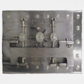 BANK VAULT FLEECE DEKEN (Voorkant (Horizontaal))