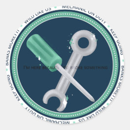 Banken Badge - AC Ronde Sticker