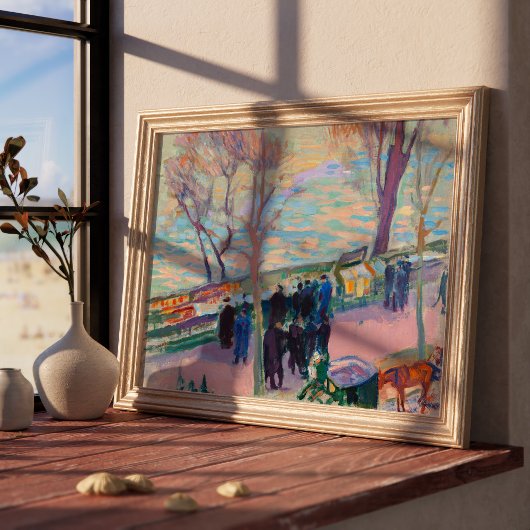 Banken van de Seine | Magnus Enckell Poster