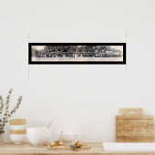 Bankers & Budweiser Foto 1906 Poster (Keuken)