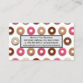 banketbakkerswinkel | Donut Pattern Visitekaartje (Achterkant)