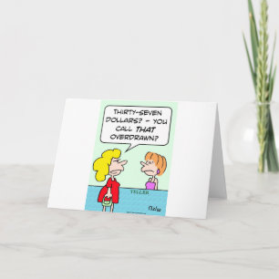 bankgeld dat is overtrokken kaart