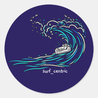 Bankhangen Ronde Sticker
