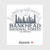Bankhead Treeline Navy Sticker (Vel)