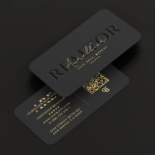 Bankier makelaar onroerend goed hypotheek grijs mo visitekaartje