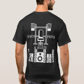 bankpers en vlekken t-shirt (Achterkant)