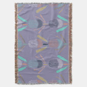 Banksia Lilac Deken (Voorkant Verticaal)