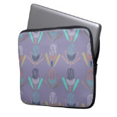 Banksia Lilac Laptop Sleeve (Voorkant Links)