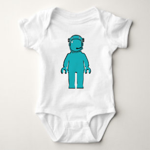 Banksy Style Astronaut Minifig Romper