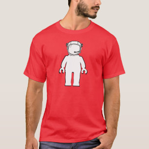 Banksy Style Astronaut Minifig T-shirt