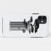 Banksy Style Barcode Trees illustratie Case-Mate iPhone Case (Achterkant (horizontaal))
