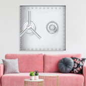 Bankveiligheid Canvas Afdruk (Insitu (Woonkamer))