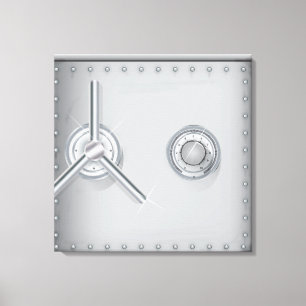 Bankveiligheid Canvas Afdruk