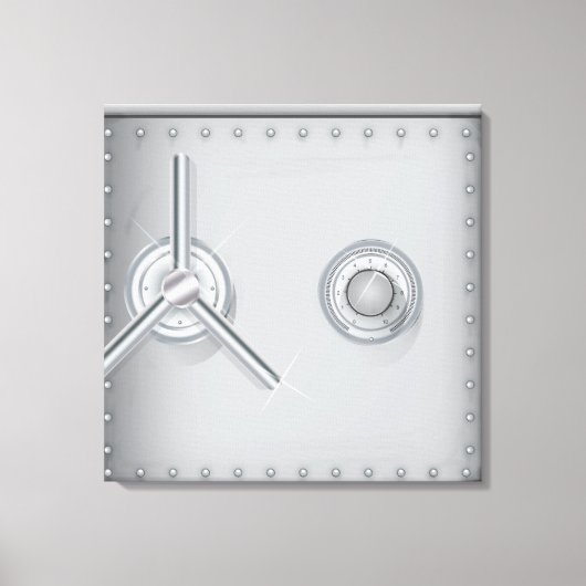 Bankveiligheid Canvas Afdruk (Voorkant)