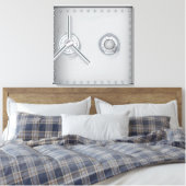 Bankveiligheid Canvas Afdruk (Insitu (Slaapkamer))