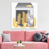 Bankveiligheid Canvas Afdruk (Insitu (Woonkamer))