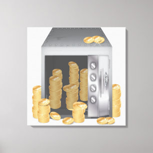 Bankveiligheid Canvas Afdruk