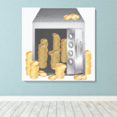 Bankveiligheid Canvas Afdruk (Insitu (Houten vloer))