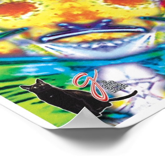 Bannapuddin Kinetic Collage Kaleidoscope Poster (Coin)