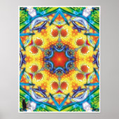 Bannapuddin Kinetic Collage Kaleidoscope Poster (Devant)