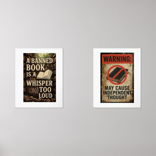 Banned book art set (Recto)
