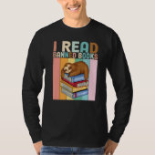 Banned Books Bookworm I Read Banned Books T-shirt (Voorkant)