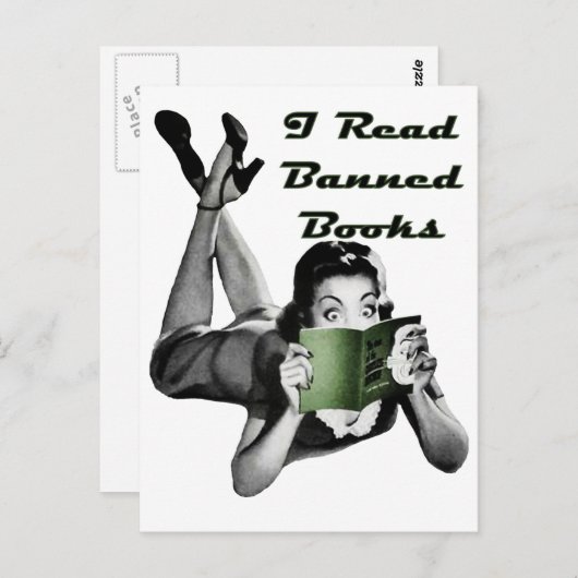 Banned Books Postcard Briefkaart (Voorkant / Achterkant)